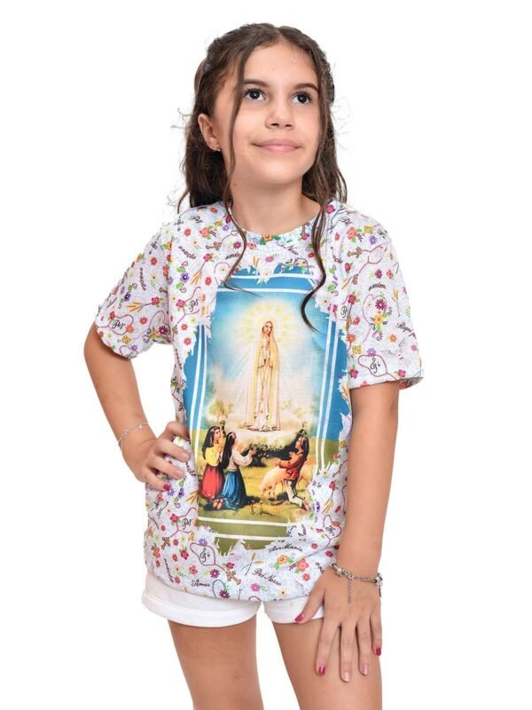 Camiseta Infantil Nossa Senhora de Fátima