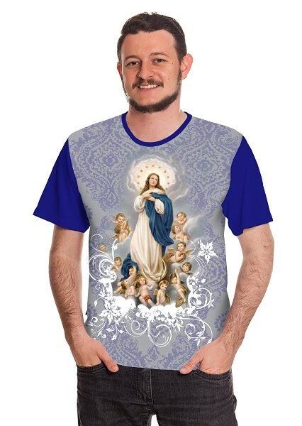 Camiseta com Imagem da Nossa Senhora da Conceição